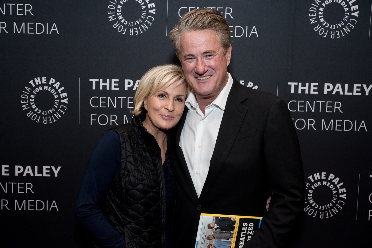 Mika Brzezinski, Joe Scarborough at arrivals for And in the End: The Beatles Fifty Years Later, The Paley Center for Media, New York, NY November 18, 2019., Image: 483599618, License: Rights-managed, Restrictions: For usage credit please use; Mark Ashe/Everett Collection, Model Release: no, Credit line: Mark Ashe / Everett / Profimedia