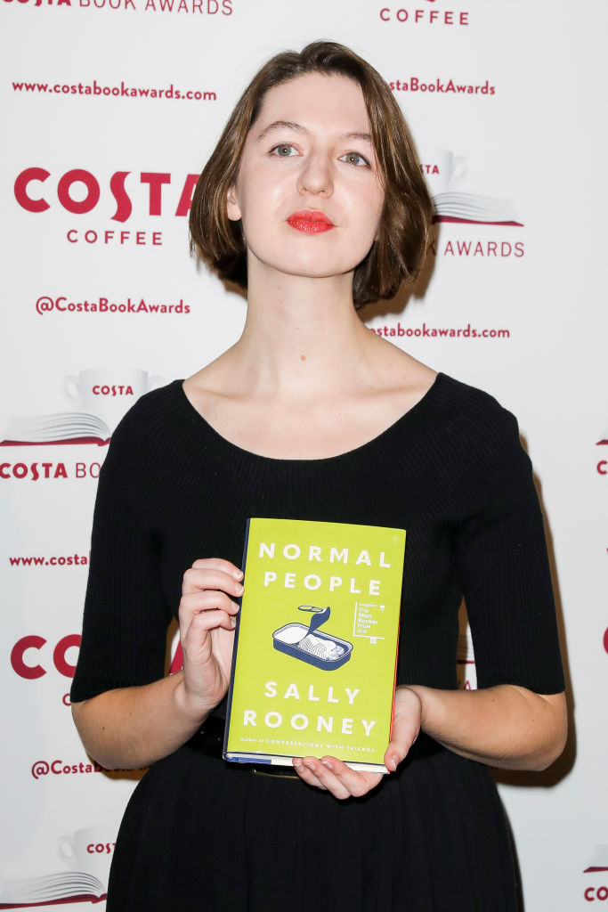 LONDON, ENGLAND - JANUARY 29:  Sally Rooney attends the 2019 Costa Book Awards held at Quaglino's on January 29, 2019 in London, England. (Photo by Tristan Fewings/Getty Images)