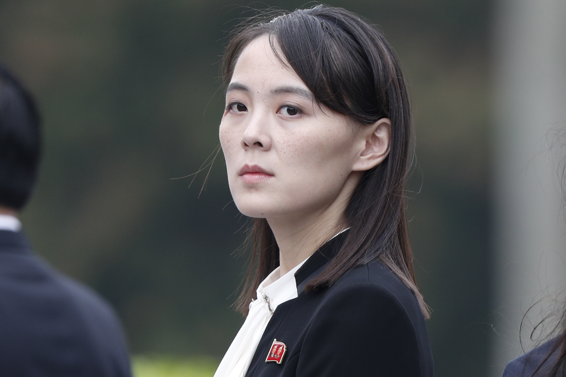 Kim Yo Jong, sister of North Korea's leader Kim Jong Un, attends wreath laying ceremony at Ho Chi Minh Mausoleum in Hanoi, March 2, 2019. (Photo by JORGE SILVA / POOL / AFP)