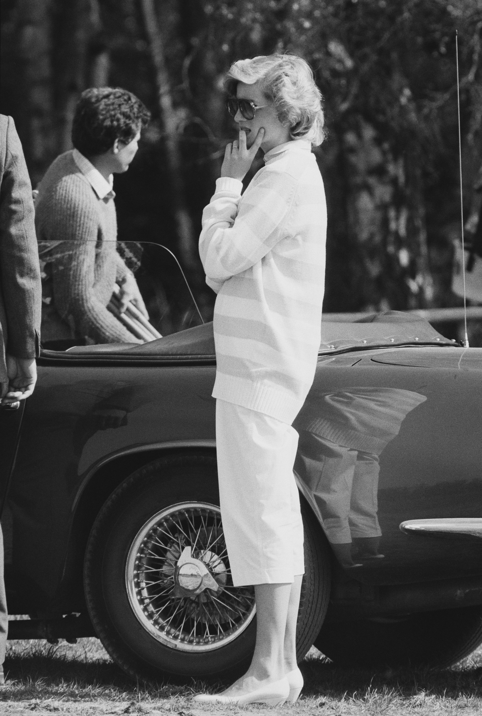 Diana, Princess of Wales (1961 - 1997) attends a polo match, UK, 30th April 1984. (Photo by Steve Wood/Daily Express/Hulton Archive/Getty Images)