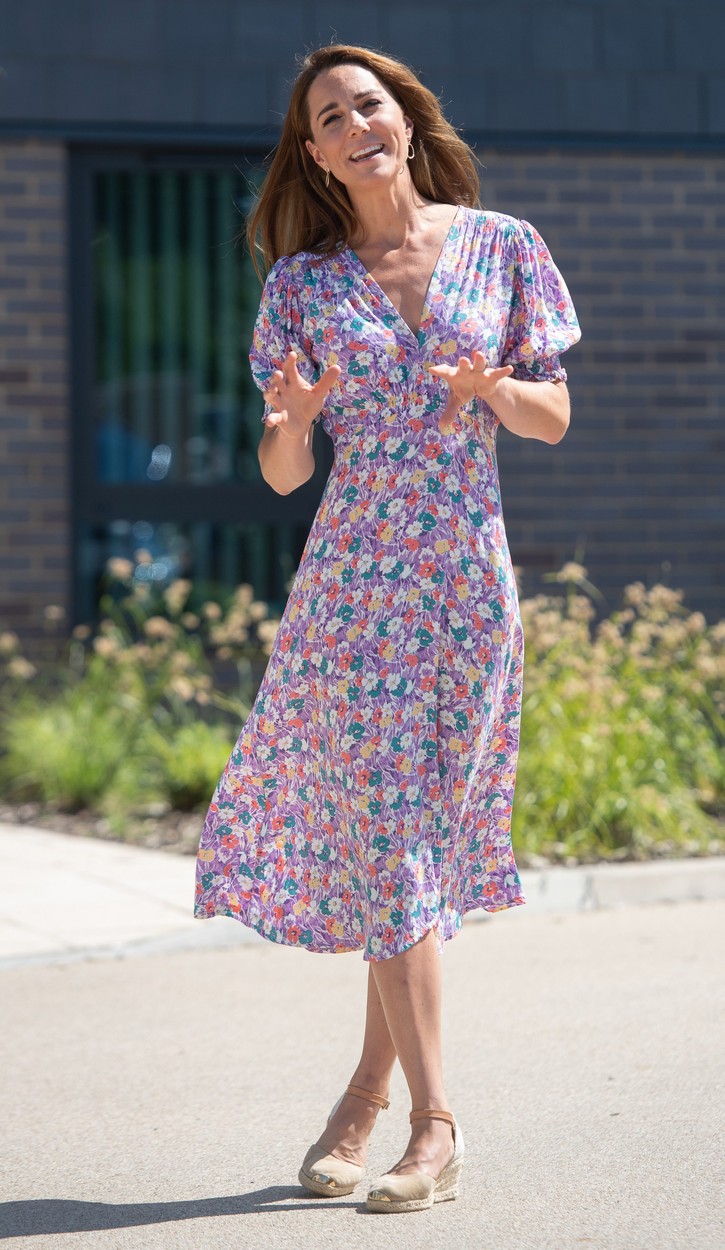 The Duchess of Cambridge during a visit to The Nook in Framlingham Earl, Norfolk, which is one of the three East Anglia Children's Hospices (EACH). The Duchess is the Royal Patron of the charity which offers care and support for children and young people with life-threatening conditions and their families across Cambridgeshire, Essex, Norfolk and Suffolk.,Image: 536620972, License: Rights-managed, Restrictions: NO UK USE  FOR SEVEN DAYS - Fee Payable Upon Reproduction - For queries contact Avalon.red - sales@avalon.red London: +44 (0) 20 7421 6000 Los Angeles: +1 (310) 822 0419 Berlin: +49 (0) 30 76 212 251, Model Release: no, Credit line: Avalon.red / Avalon Editorial / Profimedia