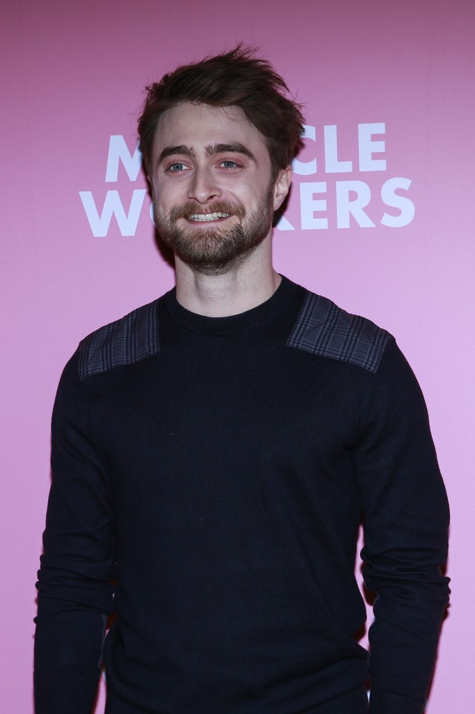 English actor Daniel Radcliffe arrives to attend the screening of TBS' 