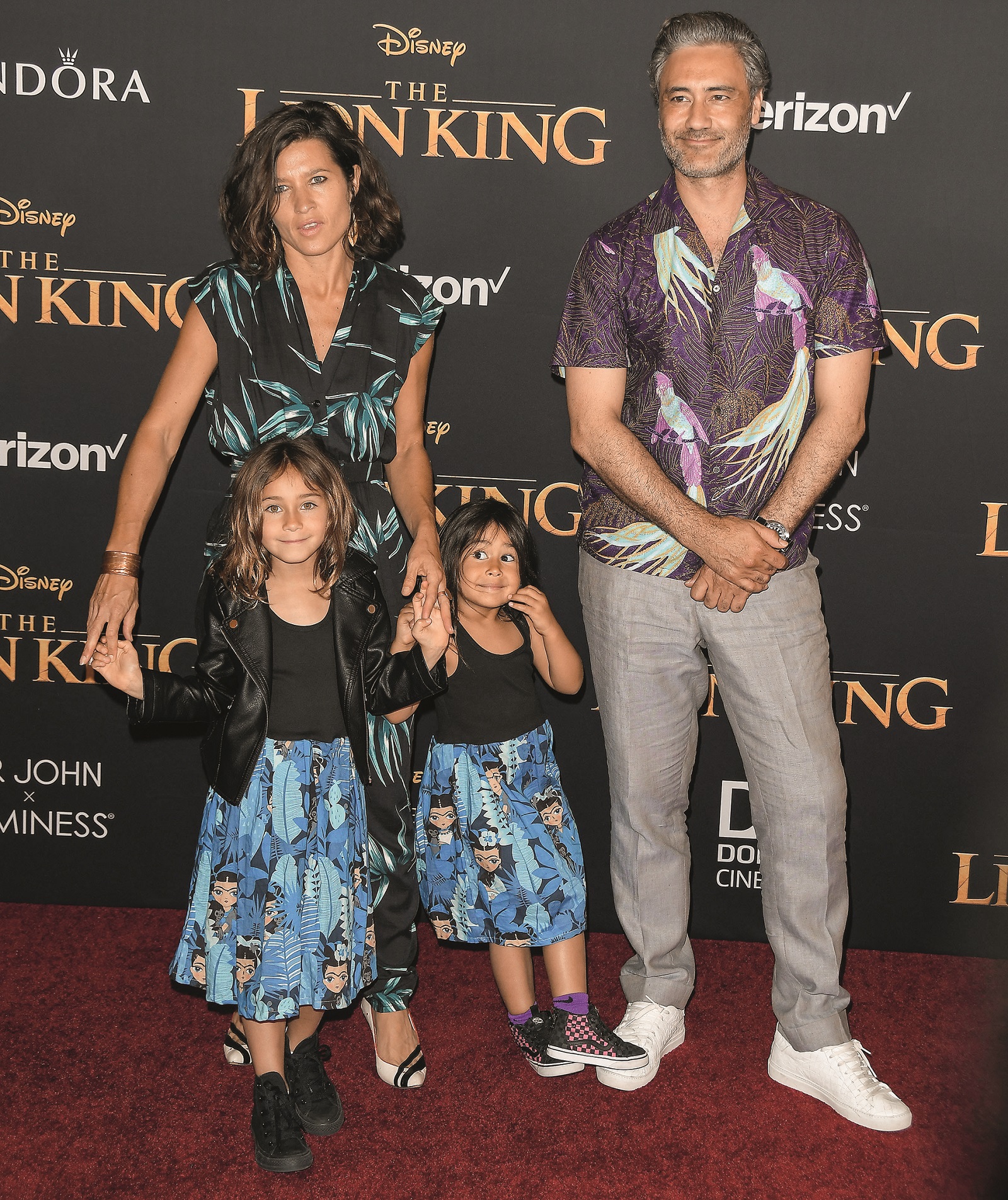 Chelsea Cohen, Taika Waititi and Kids at the Disney's THE LION KING World Premiere held at the Dolby Theatre in Hollywood, CA on Tuesday, July 9, 2019.,Image: 456660534, License: Rights-managed, Restrictions: *** World Rights ***, Model Release: no, Credit line: Sipa USA / ddp USA / Profimedia