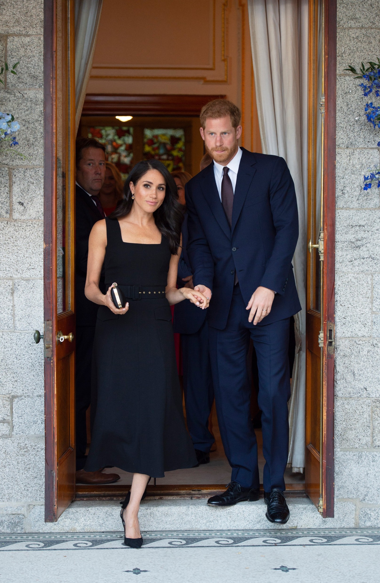 10 July 2018.

The Duke and Duchess of Sussex attend a reception at Glencairn, the residence of Robin Barnett, the British Ambassador to Ireland.,Image: 377455745, License: Rights-managed, Restrictions: , Model Release: no, Credit line: GoffPhotos.com / Goff Photos / Profimedia