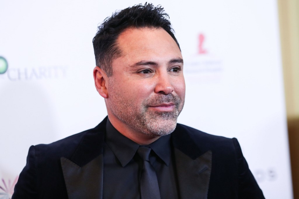 BEVERLY HILLS, LOS ANGELES, CA, USA - MAY 19: Boxer Oscar De La Hoya arrives at the 2019 American Icon Awards held at the Beverly Wilshire Four Seasons Hotel on May 19, 2019 in Beverly Hills, Los Angeles, California, United States. (Photo by Xavier Collin/Image Press Agency/NurPhoto)