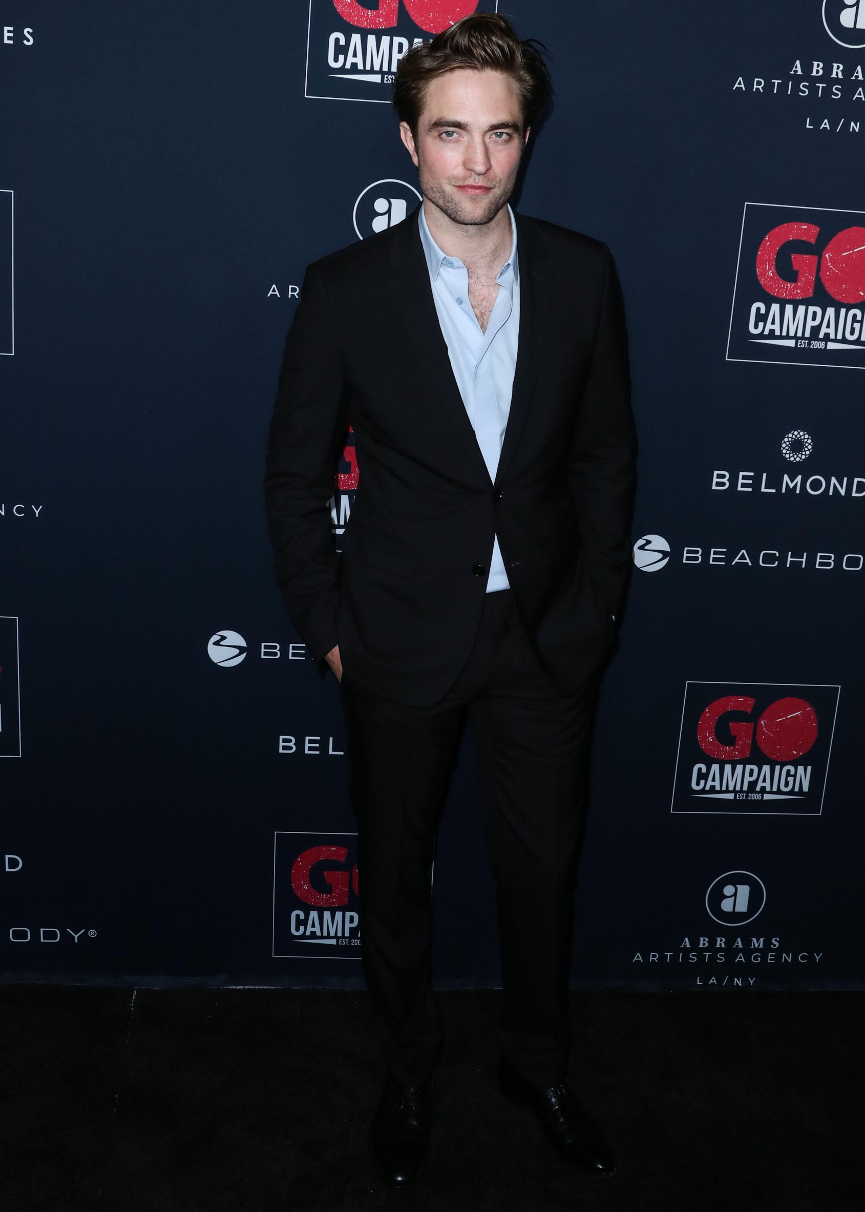 Actor Robert Pattinson arrives at the 13th Annual GO Campaign Gala 2019 held at NeueHouse Hollywood on November 16, 2019 in Hollywood, Los Angeles, California, United States.,Image: 483337410, License: Rights-managed, Restrictions: , Model Release: no, Credit line: ImagePressAgency/face to face / Face to Face / Profimedia