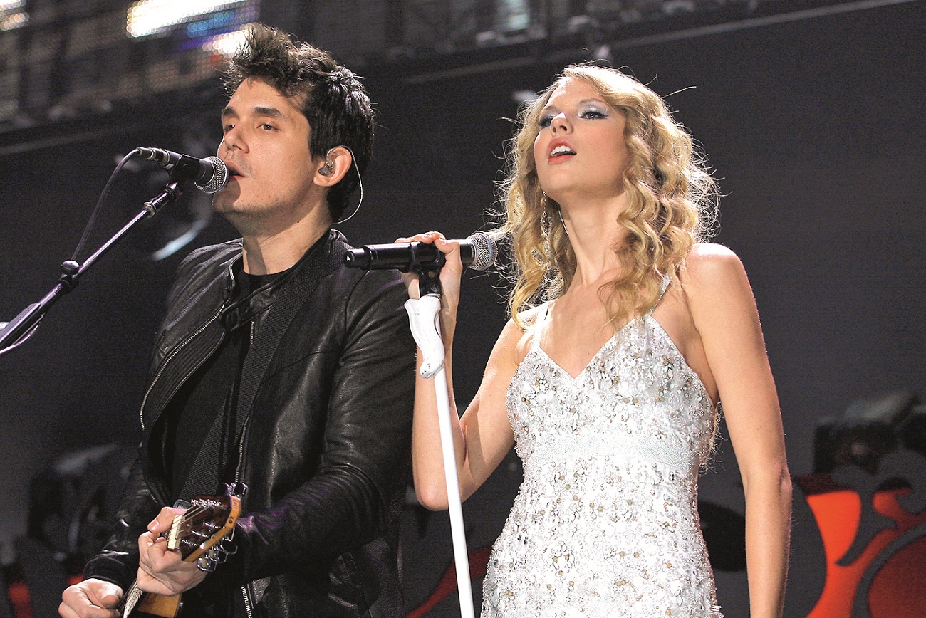 John Mayer and Taylor Swift  performing during Jingle Ball 2009 on December 11, 2009 at Madison Square Garden.,Image: 48560837, License: Rights-managed, Restrictions: , Model Release: no, Credit line: © Rahav Segev / Retna A / Profimedia