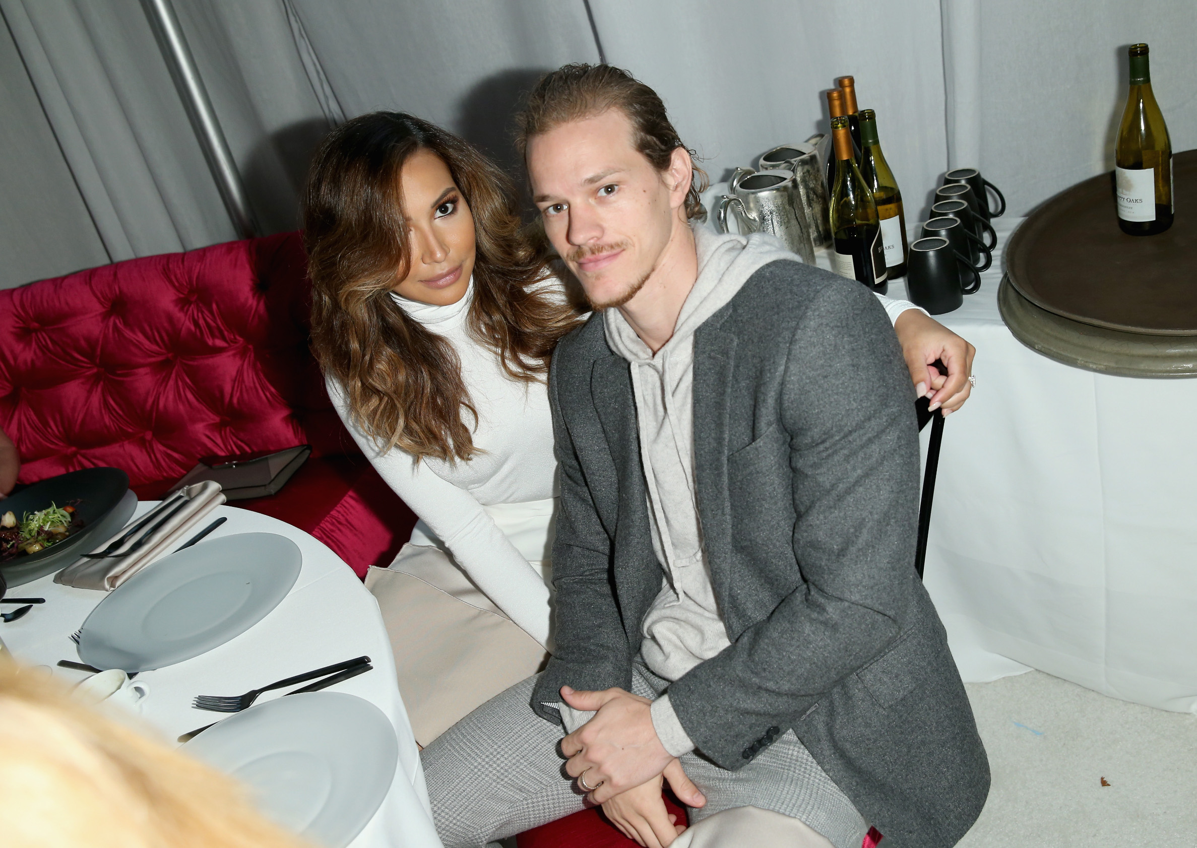 BEVERLY HILLS, CA - DECEMBER 04:  Actors Naya Rivera (L) and Ryan Dorsey attend the March Of Dimes Celebration Of Babies Luncheon honoring Jessica Alba at the Beverly Wilshire Four Seasons Hotel on December 4, 2015 in Beverly Hills, California.  (Photo by Joe Scarnici/Getty Images for March Of Dimes)