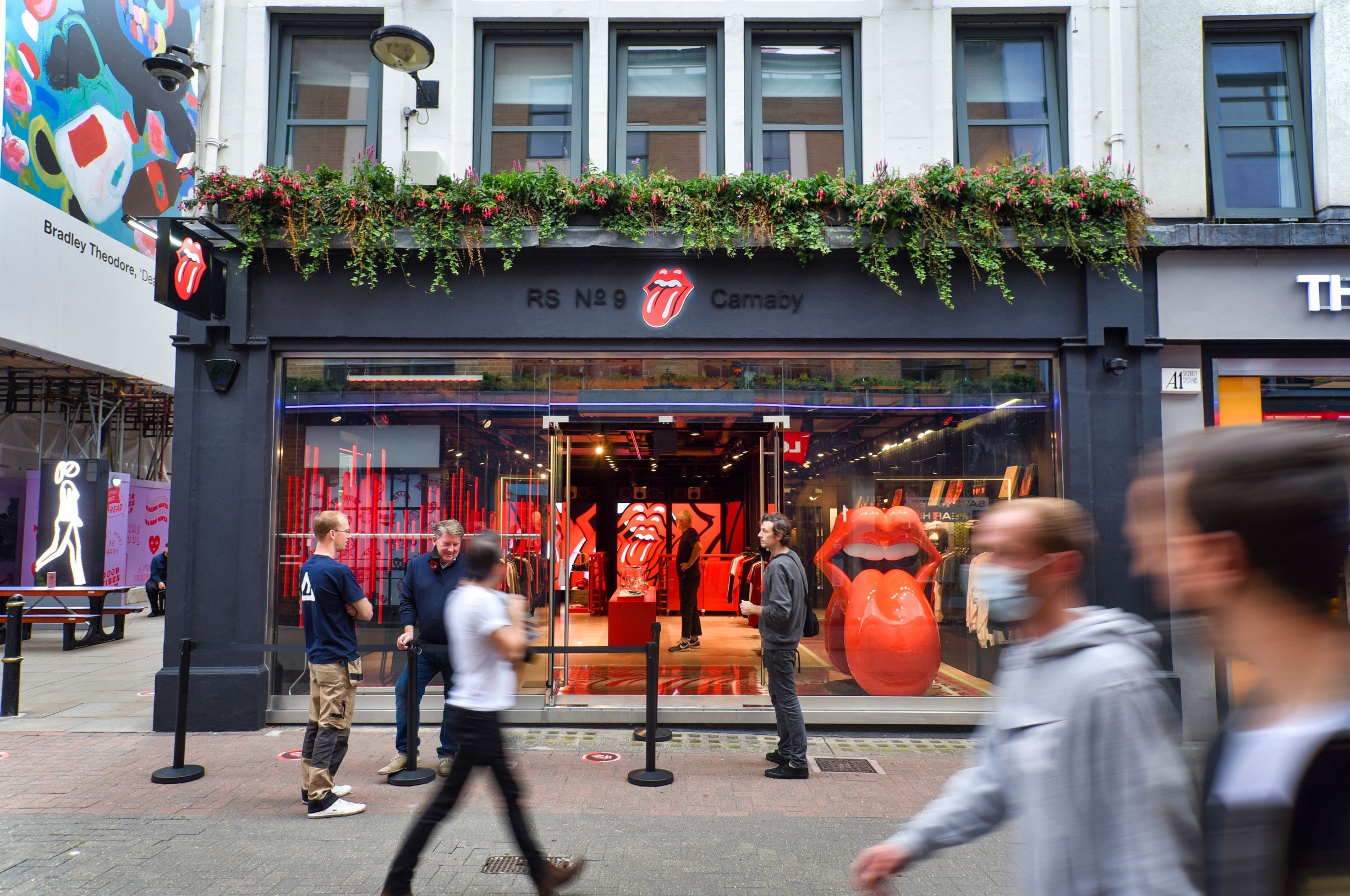 The world's first permanent Rolling Stones store has opened in London's famous Carnaby Street.
The Rolling Stones global flagship store in London, UK - 09 Sept 2020,Image: 557160946, License: Rights-managed, Restrictions: , Model Release: no, Credit line: Dave Rushen/SOPA Images / Shutterstock Editorial / Profimedia