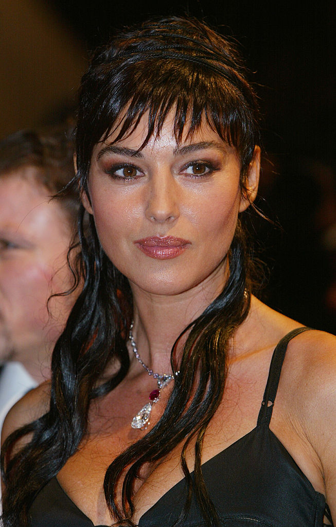 405826 06: Italian actress Monica Bellucci arrives at the Festival Palace to attend the screening of her film 