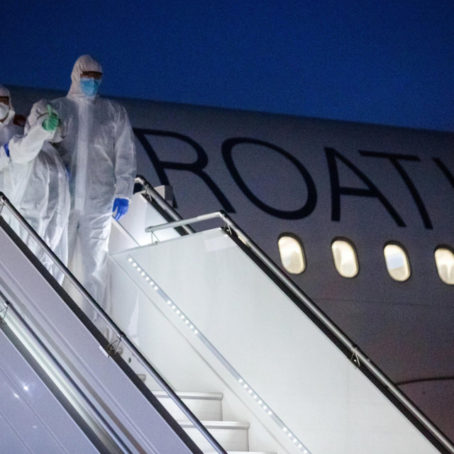 Arrival of planes on Saturday night bringing Croatian citizen from European countries  home