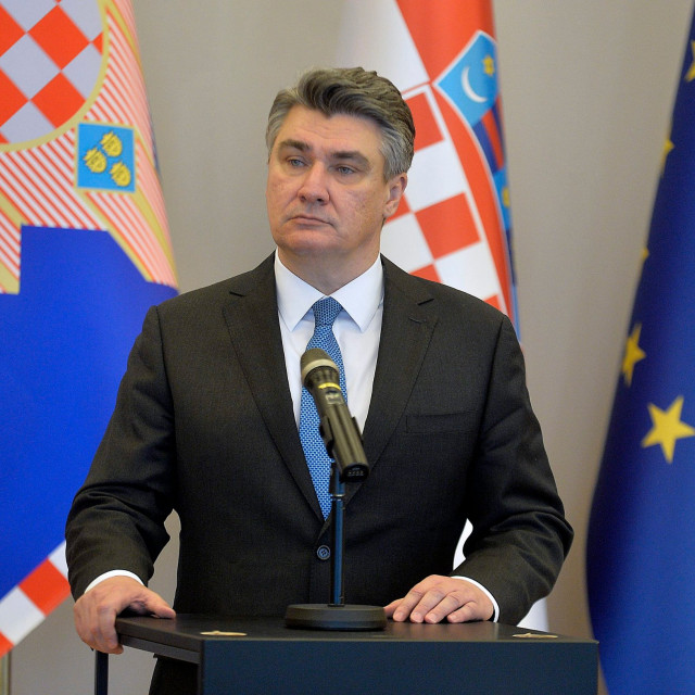 Croatian president Zoran Milanovic