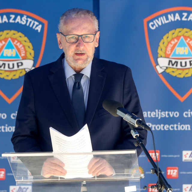 The head of the national civil protection authority, Davor Bozinovic