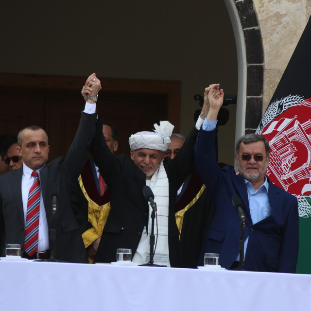 predsjednik Afganistana Ašraf Gani (u sredini)