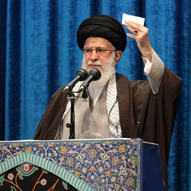 Duhovni i državni vođa Islamske Republike Iran, ajatolah Ali Khamenei 