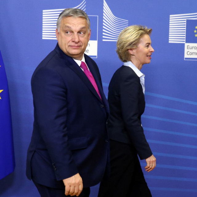 Predsjednica Europske komisije Ursula von der Leyen i mađarski premijer Viktor Orban