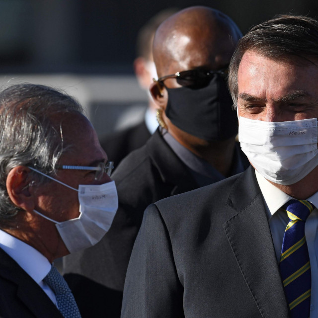Miistar financija Paulo Guedes i brazilski predsjednik Jair Bolsonaro