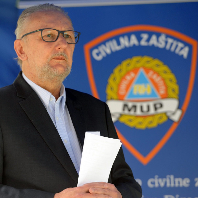The head of the National Civil Protection Authority and minister of interior, Davor Bozinovic