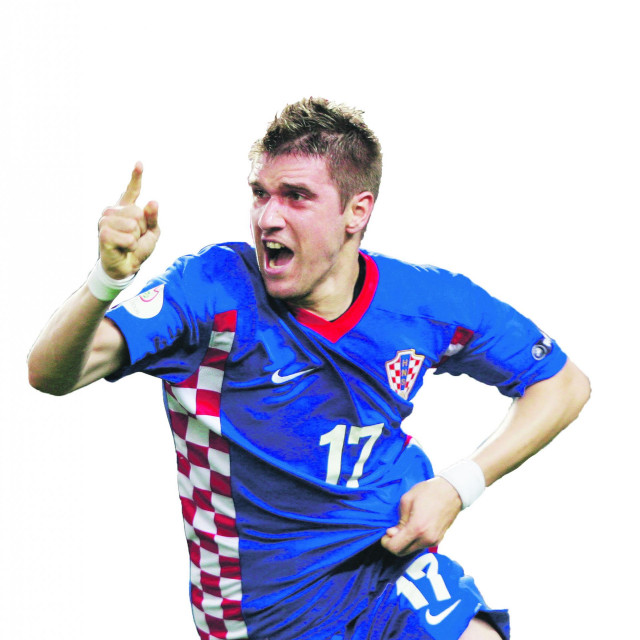 Bec, Austrija, 200608. Ernst Happel Stadion. Cetvrtfinalna utakmica europskog nogometnog prvenstva u Austriji i Svicarskoj izmedju Hrvatske i Turske. Ivan Klasnic.