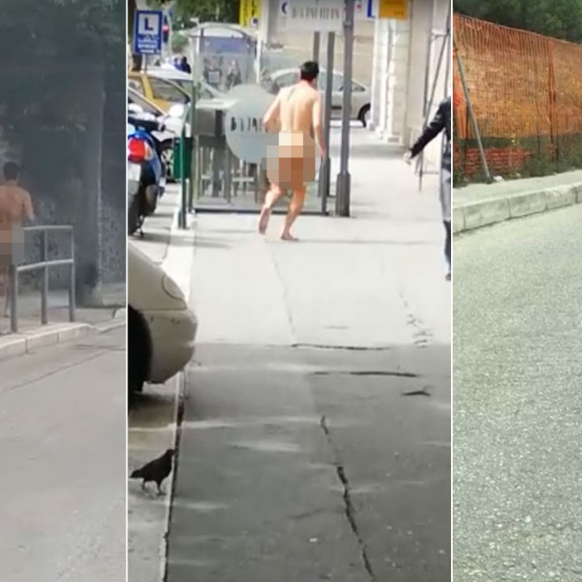 Potpuno goli na ulici