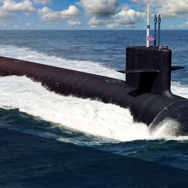 Simulacija izgleda buduće podmornice klase Columbia