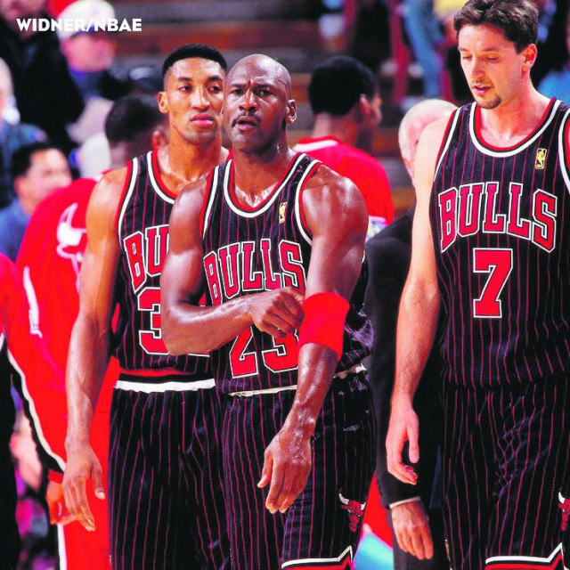 Pippen, Kukoč i Jordan