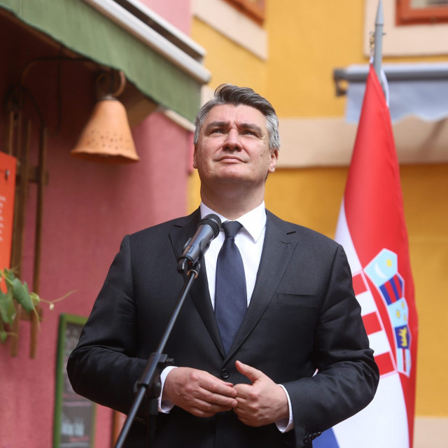Croatian President Zoran Milanović 