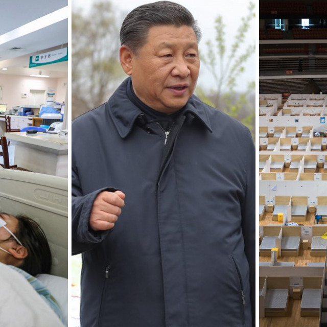 Xi Jinping i prizori iz Wuhana u jeku epidemije