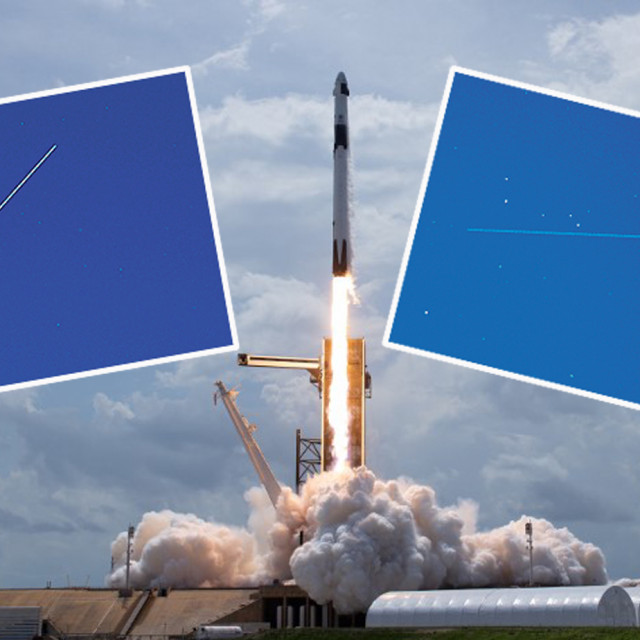 Lansiranje Falcon 9 rakete i letjela Crew Dragon snimljena iznad Zadra