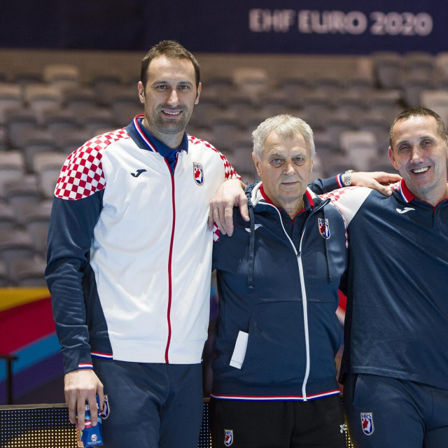 Na fotografiji: Igor Vori s ekipom iz reprezentacije - Miljenko Rak, Damir Kajba i Ivica Maras.