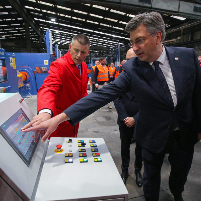 Premijer Andrej Plenkovic u tvornici Elka