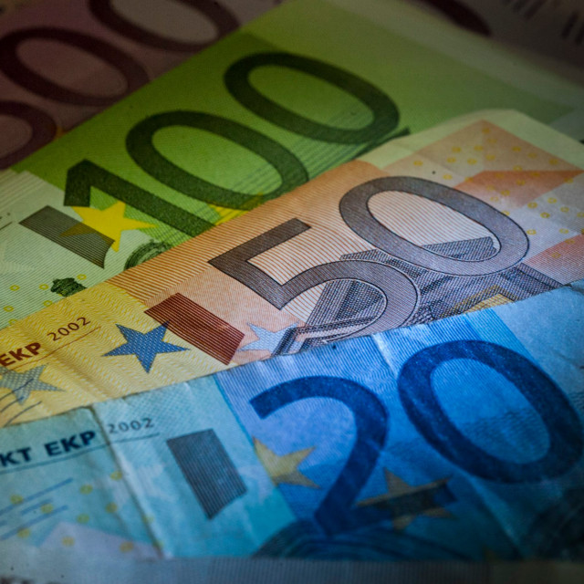 Illustration: Euro notes