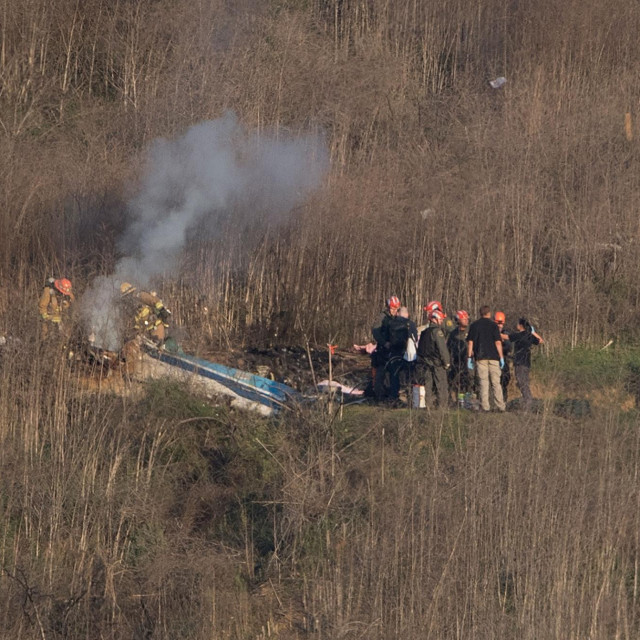 Mjesto pada helikoptera u Calabasasu