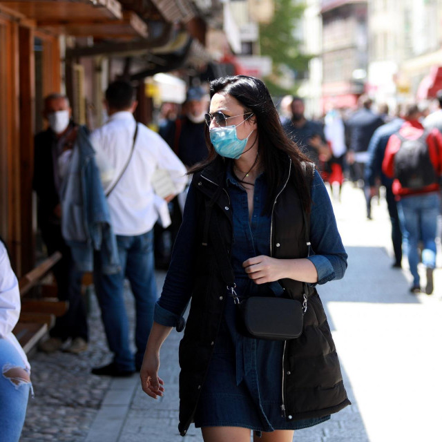 (200509) -- SARAJEVO, May 9, 2020 () -- People are seen on a street in Sarajevo, Bosnia and Herzegovina (BiH) on May 8, 2020.
BiH has softened some of the COVID-19 prevention measures. So far, BiH has reported 2,056 COVID-19 cases and 98 deaths.,Image: 518316699, License: Rights-managed, Restrictions: WORLD RIGHTS excluding China - Fee Payable Upon Reproduction - For queries contact Avalon.red - sales@avalon.red London: +44 (0) 20 7421 6000 Los Angeles: +1 (310) 822 0419 Berlin: +49 (0) 30 76 212 251, Model Release: no, Credit line: Xinhua/Avalon.red/Avalon Editorial/Profimedia