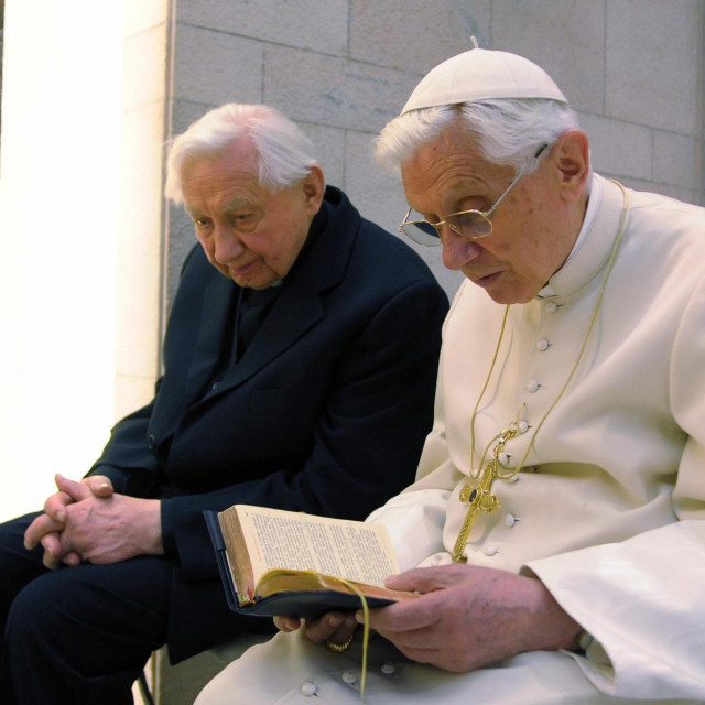 Mons. Georg Ratzinger i Benedikt XVI