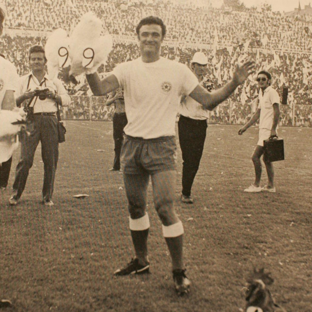 Vilson Džoni i Pero Nadoveza uoči ligaške utakmice s Olimpijom 1971. godine