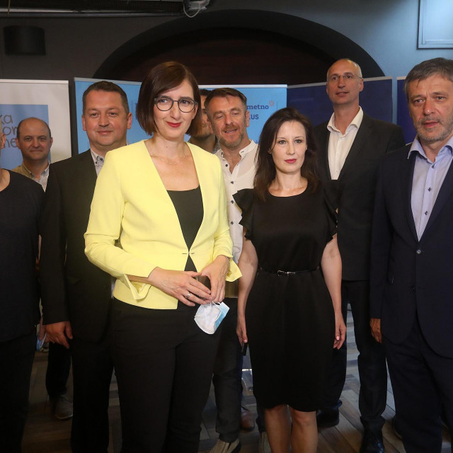 Marijana Puljak, Dalija Orešković i Davor Huić