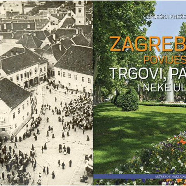 Knjiga ”Zagrebački povijesni trgovi, parkovi i neke ulice” Snješke Knežević