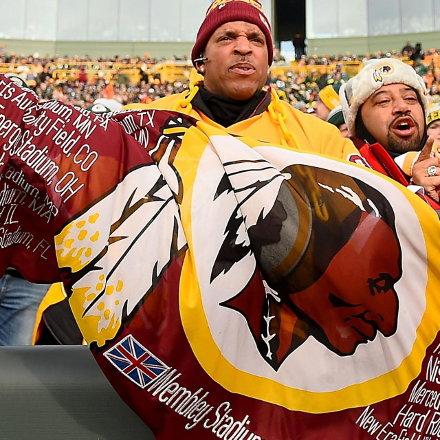 Navijači momčadi Washington Redskins tijekom utakmice s Green Bay Packersima na stadionu Lambeau Field u Green Bayju