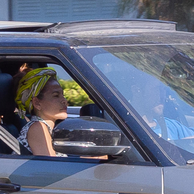 EXCLUSIVE: Ryan Gosling and Eva Mendez are seen driving home from dropping off gifts at a family members house.<br />
**SPECIAL INSTRUCTIONS*** Please pixelate children&#39;s faces before publication.***.<br />
11 Jul 2020,Image: 542100498, License: Rights-managed, Restrictions: World Rights, Model Release: no, Credit line: Mr. E /P&P MEGA/The Mega Agency/Profimedia