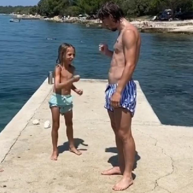 Luka Modrić na zasluženom obiteljskom odmoru
