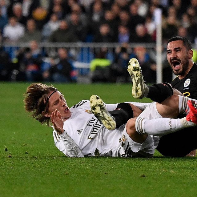 Luka Modrić (Real Madrid) i Ilkay Gundogan (Manchester City)