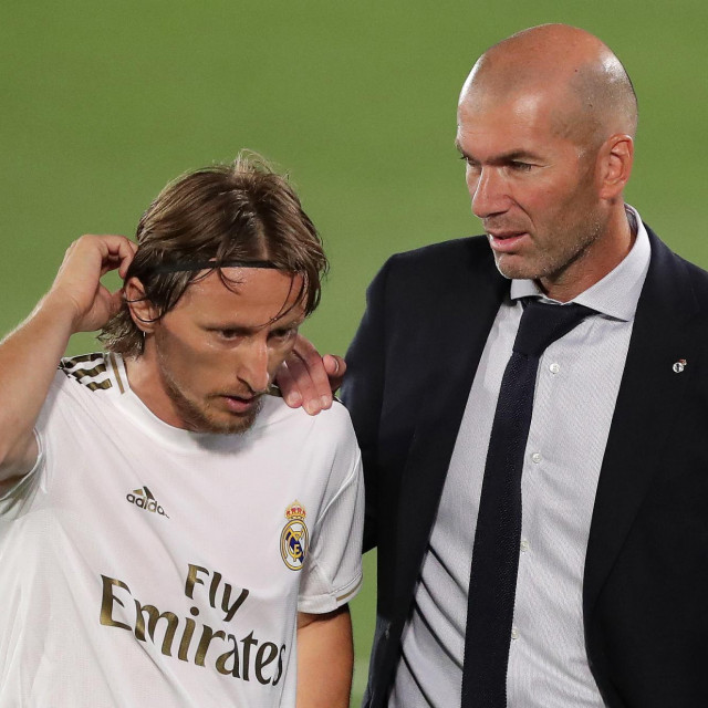 Zidane i Modrić
