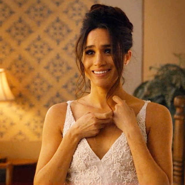 USA. Meghan Markle as Rachel Zane in the ©USA Network/NBCUniversal TV series: Suits - Season 5 (2015).<br />
Plot: On the run from a drug deal gone bad, Mike Ross, a brilliant college-dropout, finds himself a job working with Harvey Specter, one of New York City&#39;s best lawyers.,Image: 348518040, License: Rights-managed, Restrictions: Supplied by Landmark Media. Editorial Only. Landmark Media is not the copyright owner of these Film or TV stills but provides a service only for recognised Media outlets., Model Release: no, Credit line: Supplied by LMK/Landmark/Profimedia