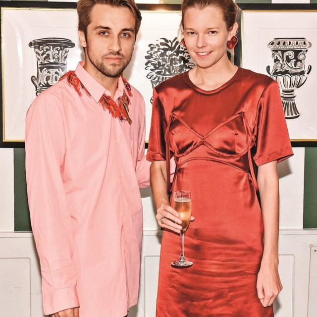 Piotrek Panszczyk, Beckett Fogg<br />
CFDA Swarovski Award for Emerging Talent Cocktail Party, New York, USA - 04 May 2017,Image: 331284756, License: Rights-managed, Restrictions:, Model Release: no, Credit line: Zach Hilty/BFA/Shutterstock Editorial/Profimedia