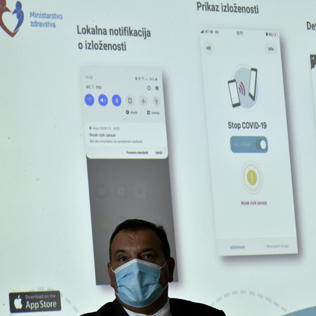 Ministar Vili Beroš na predstavljanju aplikacije