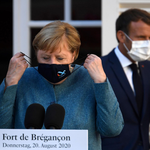 Angela Merkel i Emmanuel Macron