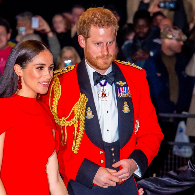 Prince Harry and Meghan, Duke and Duchess of Sussex attend The Mountbatten Festival of Music at the Royal Albert Hall in London.<br />
07 Mar 2020,Image: 504393638, License: Rights-managed, Restrictions: NO Netherlands, Model Release: no, Credit line: MEGA/The Mega Agency/Profimedia