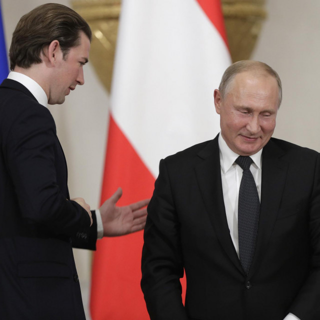 Sebastian Kurz i Vladimir Putin
