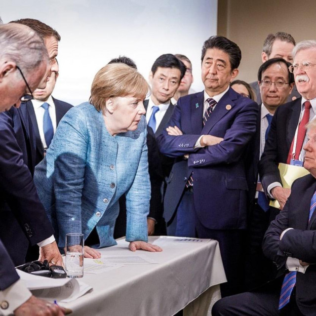 Jedna od fotografija 2018. godine snimljena na summitu G7 u Kanadi